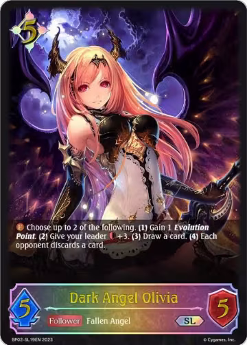 Dark Angel Olivia (SL) (BP02-SL19EN), Reign of Bahamut — Shadowverse card price