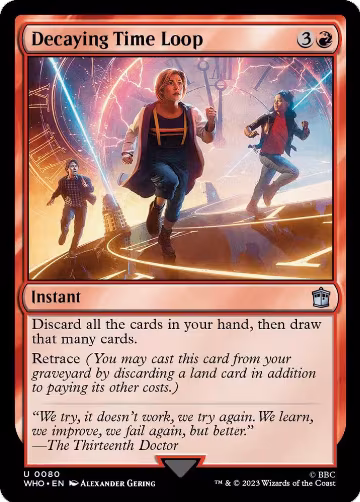 Decaying Time Loop (80), Universes Beyond: Doctor Who — Magic card price