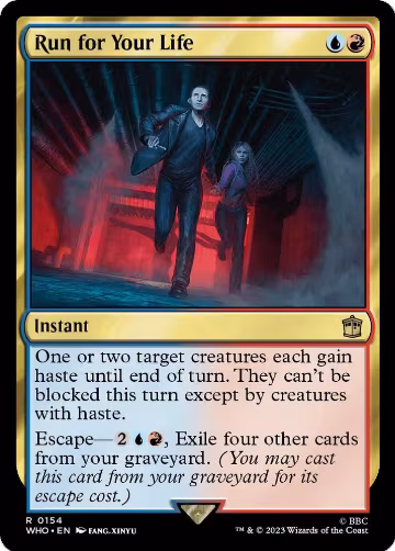 Run for Your Life (154), Universes Beyond: Doctor Who — Magic card price