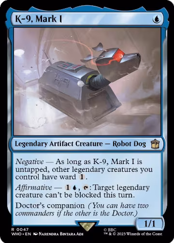 K-9, Mark I (47), Universes Beyond: Doctor Who — Magic card price