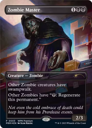 Zombie Master (3), WPN & Gateway Promos — Magic card price