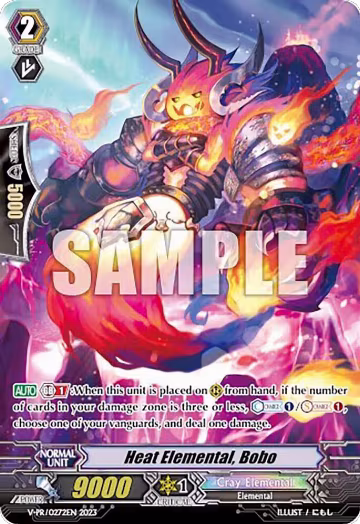 Heat Elemental, Bobo (272) (PR/0272EN), V Promo Cards — Vanguard card price