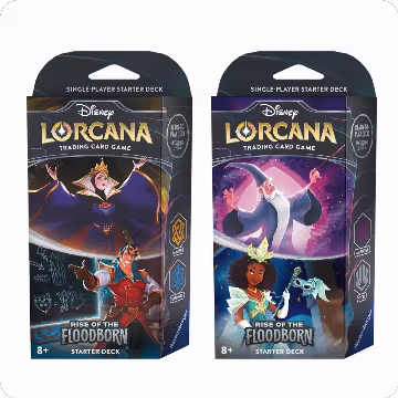 Disney Lorcana: Rise of the Floodborn Starter Deck [Set of 2], Rise of the Floodborn — Lorcana sealed product price