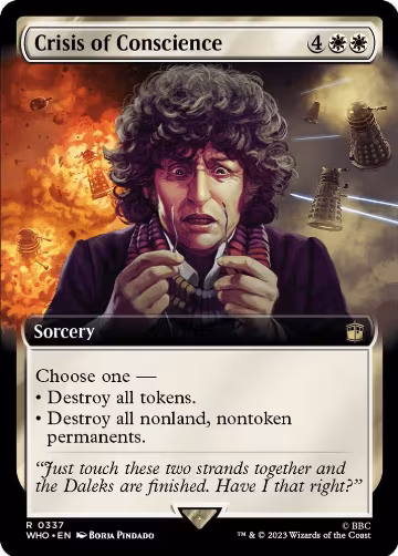 Crisis of Conscience (Extended Art) (337), Universes Beyond: Doctor Who — Magic card price