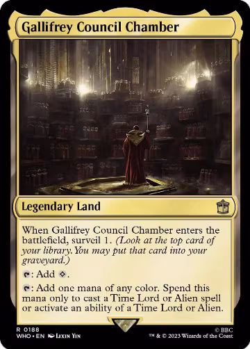 Gallifrey Council Chamber (188), Universes Beyond: Doctor Who — Magic card price