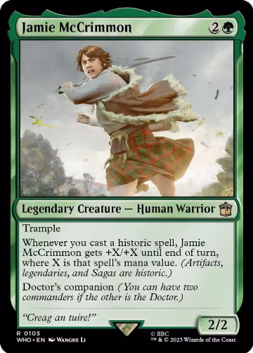 Jamie McCrimmon (105), Universes Beyond: Doctor Who — Magic card price