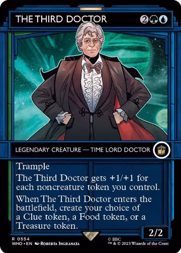 The Third Doctor (Showcase) (554), Universes Beyond: Doctor Who — Magic card price