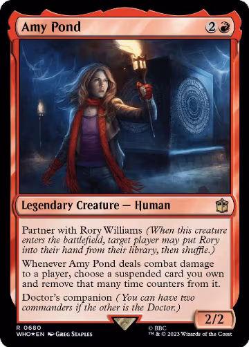 Amy Pond (Surge Foil) (680), Universes Beyond: Doctor Who — Magic card price