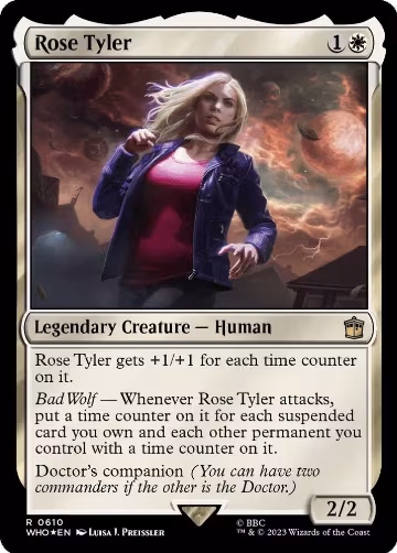 Rose Tyler (Surge Foil) (610), Universes Beyond: Doctor Who — Magic card price