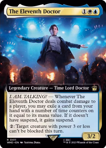The Eleventh Doctor (Extended Art) (411), Universes Beyond: Doctor Who — Magic card price