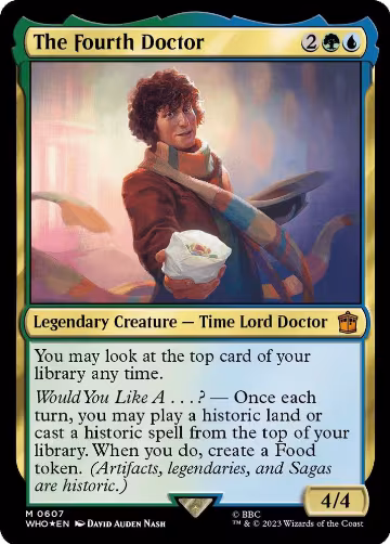 The Fourth Doctor (Surge Foil) (607), Universes Beyond: Doctor Who — Magic card price