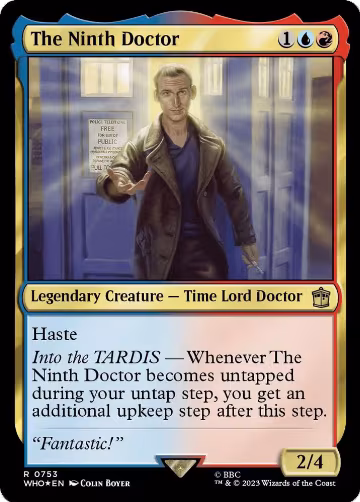 The Ninth Doctor (Surge Foil) (753), Universes Beyond: Doctor Who — Magic card price