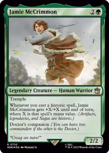 Jamie McCrimmon (Surge Foil) (710), Universes Beyond: Doctor Who — Magic card price