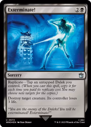 Exterminate! (Surge Foil) (673), Universes Beyond: Doctor Who — Magic card price