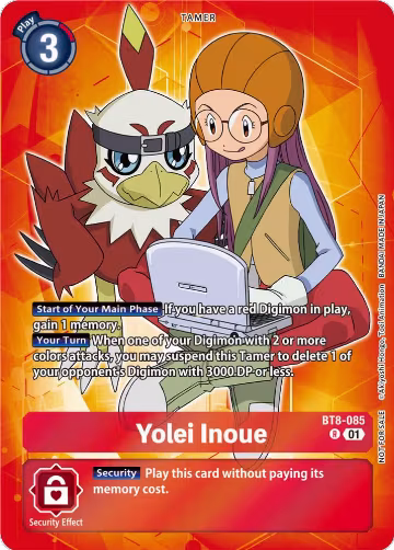 Yolei Inoue (Tamer Party Pack -The Beginning-) (BT8-085 R), New Awakening — Digimon card price