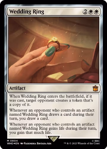 Wedding Ring (Surge Foil) (804), Universes Beyond: Doctor Who — Magic card price