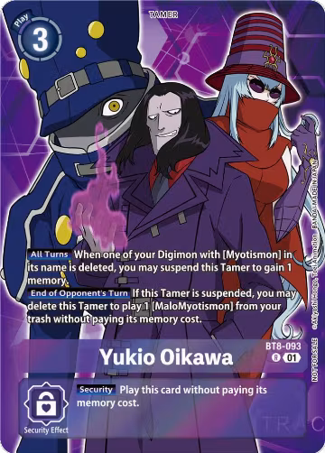 Yukio Oikawa (Tamer Party Pack -The Beginning-) (BT8-093 R), New Awakening — Digimon card price