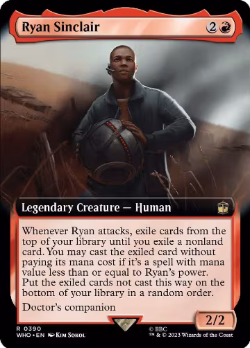 Ryan Sinclair (Extended Art) (390), Universes Beyond: Doctor Who — Magic card price