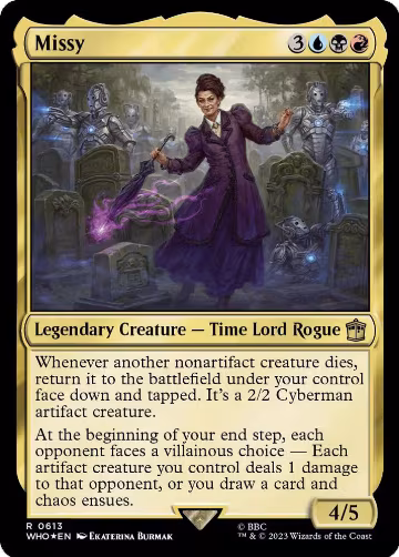Missy (Surge Foil) (613), Universes Beyond: Doctor Who — Magic card price