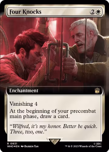 Four Knocks (Extended Art) (Surge Foil) (931), Universes Beyond: Doctor Who — Magic card price