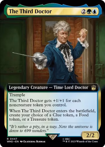 The Third Doctor (Extended Art) (447), Universes Beyond: Doctor Who — Magic card price