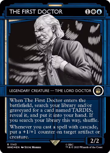 The First Doctor (Showcase) (Surge Foil) (1143), Universes Beyond: Doctor Who — Magic card price