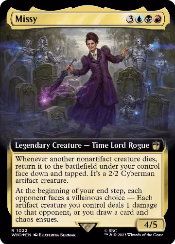 Missy (Extended Art) (Surge Foil) (1022), Universes Beyond: Doctor Who — Magic card price