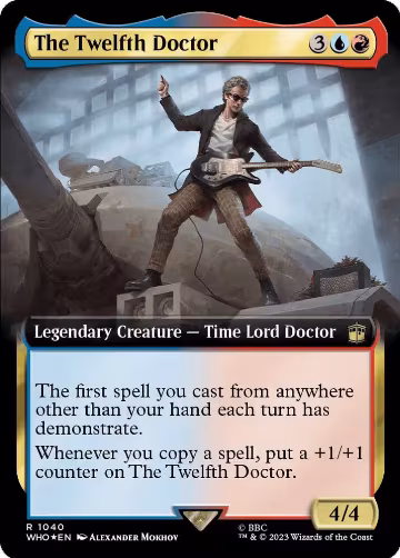 The Twelfth Doctor (Extended Art) (Surge Foil) (1040), Universes Beyond: Doctor Who — Magic card price
