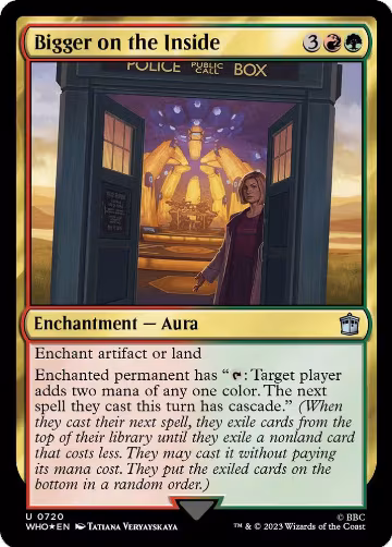 Bigger on the Inside (Surge Foil) (720), Universes Beyond: Doctor Who — Magic card price