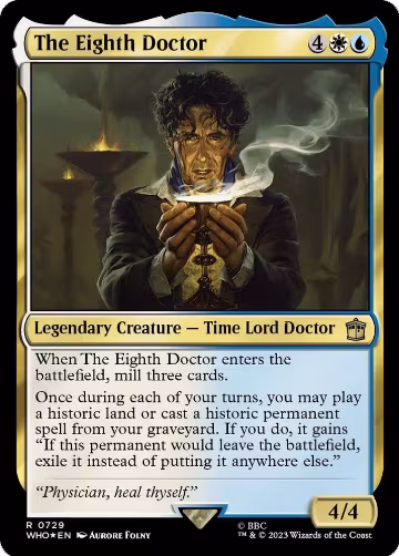 The Eighth Doctor (Surge Foil) (729), Universes Beyond: Doctor Who — Magic card price