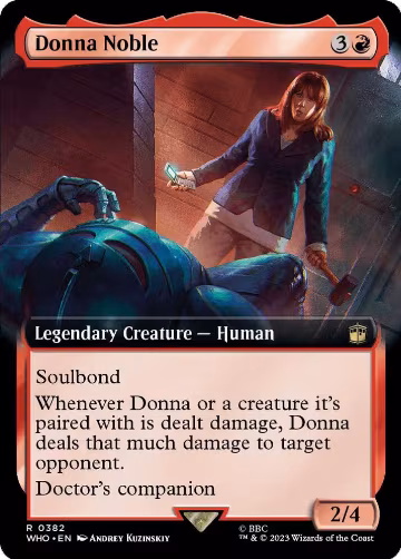 Donna Noble (Extended Art) (382), Universes Beyond: Doctor Who — Magic card price