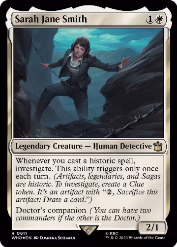 Sarah Jane Smith (Surge Foil) (611), Universes Beyond: Doctor Who — Magic card price