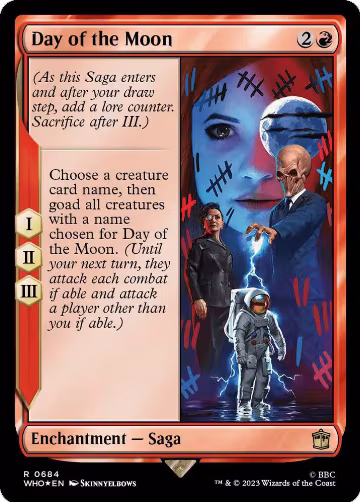 Day of the Moon (Surge Foil) (684), Universes Beyond: Doctor Who — Magic card price