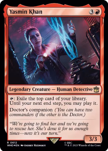 Yasmin Khan (Surge Foil) (612), Universes Beyond: Doctor Who — Magic card price