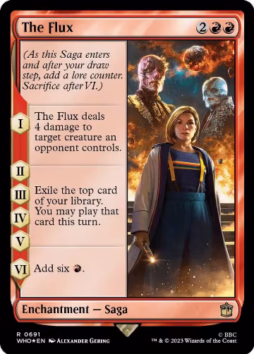 The Flux (Surge Foil) (691), Universes Beyond: Doctor Who — Magic card price