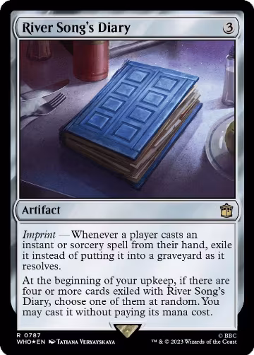 River Song's Diary (Surge Foil) (787), Universes Beyond: Doctor Who — Magic card price