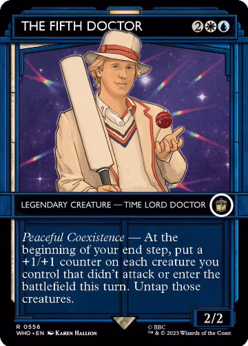 The Fifth Doctor (Showcase) (556), Universes Beyond: Doctor Who — Magic card price