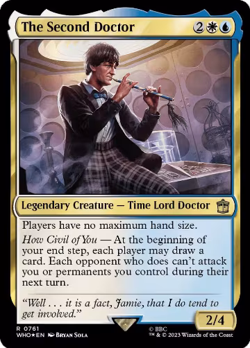 The Second Doctor (Surge Foil) (761), Universes Beyond: Doctor Who — Magic card price