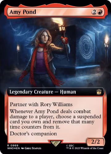 Amy Pond (Extended Art) (Surge Foil) (969), Universes Beyond: Doctor Who — Magic card price