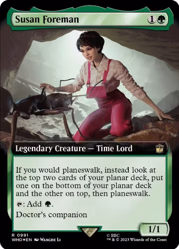 Susan Foreman (Extended Art) (Surge Foil) (991), Universes Beyond: Doctor Who — Magic card price