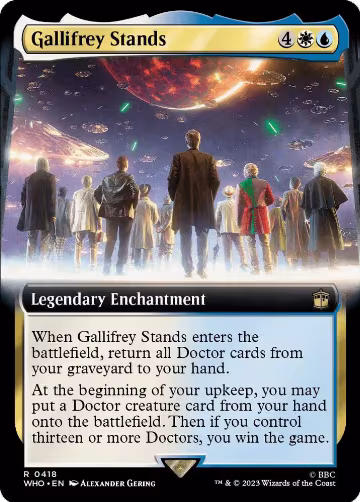 Gallifrey Stands (Extended Art) (418), Universes Beyond: Doctor Who — Magic card price