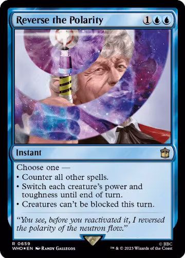 Reverse the Polarity (Surge Foil) (659), Universes Beyond: Doctor Who — Magic card price