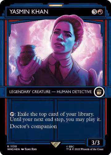 Yasmin Khan (Showcase) (Surge Foil) (1130), Universes Beyond: Doctor Who — Magic card price