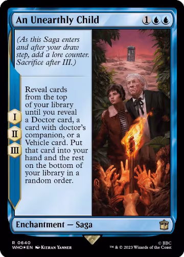 An Unearthly Child (Surge Foil) (640), Universes Beyond: Doctor Who — Magic card price