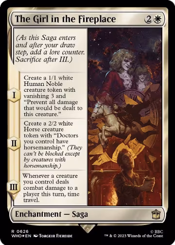 The Girl in the Fireplace (Surge Foil) (626), Universes Beyond: Doctor Who — Magic card price