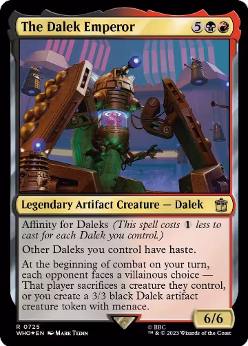 The Dalek Emperor (Surge Foil) (725), Universes Beyond: Doctor Who — Magic card price
