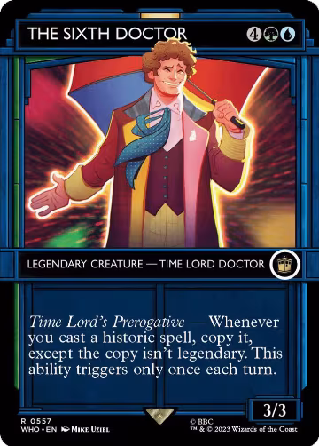 The Sixth Doctor (Showcase) (557), Universes Beyond: Doctor Who — Magic card price
