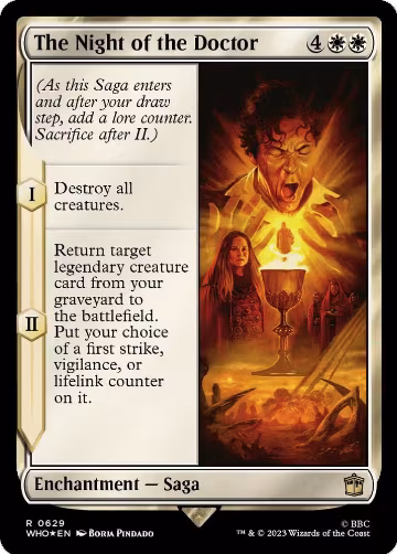 The Night of the Doctor (Surge Foil) (629), Universes Beyond: Doctor Who — Magic card price