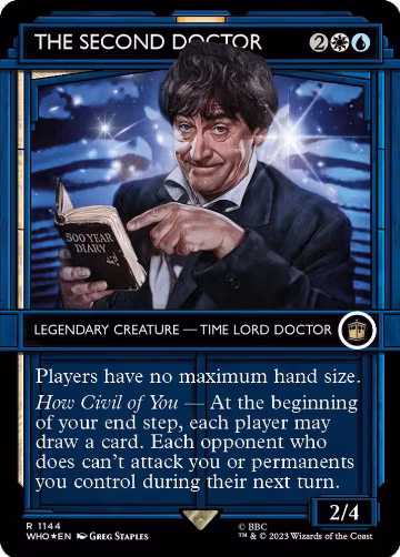 The Second Doctor (Showcase) (Surge Foil) (1144), Universes Beyond: Doctor Who — Magic card price