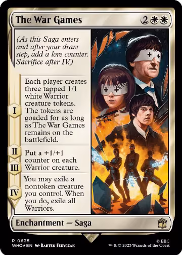 The War Games (Surge Foil) (635), Universes Beyond: Doctor Who — Magic card price